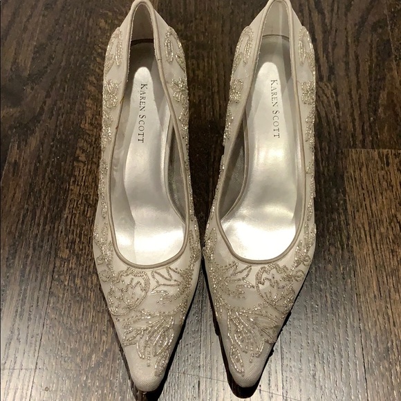 karen scott silver shoes